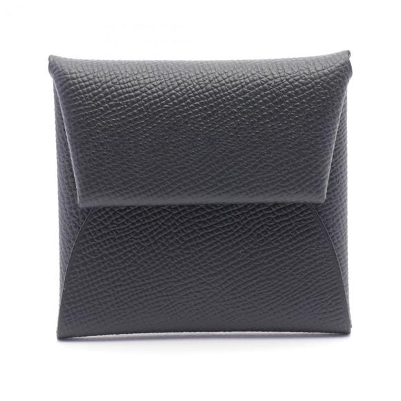 Hermes Handbags - Hermes HERMES Bastia Wallet/Coin Case Wallet Chevre Women's Black